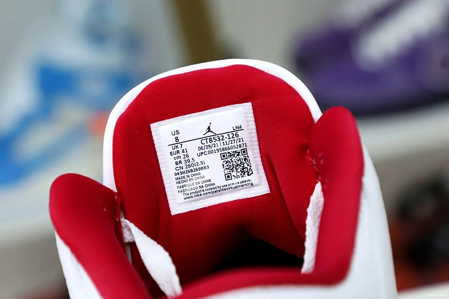 3 Retro Kimikick  Cardinal Air Red(CT8532-126） Jordan 0626
